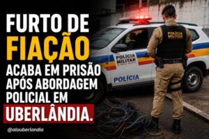 Segismundo Pereira: Homem de 53 anos tenta virar “eletricista noturno” e é preso com rolo de cobre na sacola